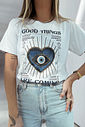 T-SHIRT ESTONADA GREEK HEART BRANCO T-SHIRT ESTONADA GREEK HEART BRANCO