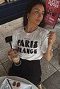 T-SHIRT ESTONADA HAPPIEST PARIS OFF WHITE