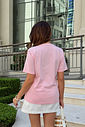 T-SHIRT ESTONADA CHAVEIRO SUMMER TRIP ROSA CANDY