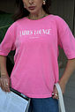 T-SHIRT ESTONADA LADIES LOUNGE ROSA CREAM T-SHIRT ESTONADA LADIES LOUNGE ROSA CREAM