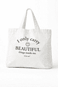 ECOBAG SMILE OFF WHITE