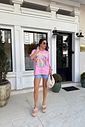 T-SHIRT OVERSIZED CAIPIRINHA GELADA (COM STRASS) ROSA CHICLETE