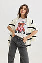 T-SHIRT ESTONADA I LIKE HUGS OFF WHITE