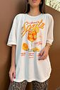 T-SHIRT OVERSIZED APEROL SPRITZ OFF WHITE
