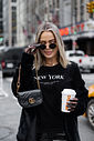 T-SHIRT ESTONADA NYC INSPIRE PRETO