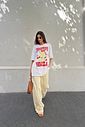 T-SHIRT OVERSIZED MARTINI IBIZA OFF WHITE