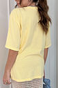 T-SHIRT OVERSIZED BRAZILIAN CULTURE AMARELO CANDY T-SHIRT OVERSIZED BRAZILIAN CULTURE AMARELO CANDY