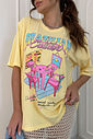 T-SHIRT OVERSIZED BRAZILIAN CULTURE AMARELO CANDY T-SHIRT OVERSIZED BRAZILIAN CULTURE AMARELO CANDY