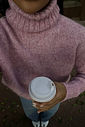 TRICOT GOLA ALTA LILLY ROSA CANDY