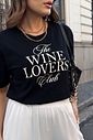 T-SHIRT ESTONADA WINE LOVERS CLUB PRETA