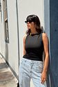 BLUSA DECOTE CANOA GIULIA PRETA BLUSA DECOTE CANOA GIULIA PRETA