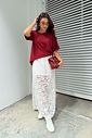 T-SHIRT ESTONADA LISA VINHO