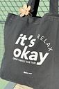 ECOBAG IT'S OKAY PRETA ECOBAG IT'S OKAY PRETA