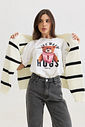 T-SHIRT ESTONADA I LIKE HUGS OFF WHITE