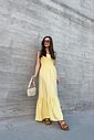 VESTIDO MIDI PATY AMARELO MANTEIGA