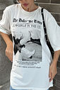 T-SHIRT OVERSIZED ESTONADA JOURNAL GIRLS OFF WHITE T-SHIRT OVERSIZED ESTONADA JOURNAL GIRLS OFF WHITE