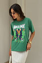 T-SHIRT ESTONADA BRASILIDADE VERDE BANDEIRA T-SHIRT ESTONADA BRASILIDADE VERDE BANDEIRA