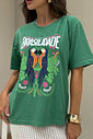 T-SHIRT ESTONADA BRASILIDADE VERDE BANDEIRA T-SHIRT ESTONADA BRASILIDADE VERDE BANDEIRA