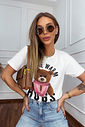 T-SHIRT ESTONADA I LIKE HUGS OFF WHITE