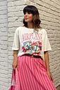T-SHIRT OVERSIZED AIRPLANE MODE OFF WHITE