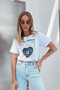 T-SHIRT ESTONADA GREEK HEART BRANCO T-SHIRT ESTONADA GREEK HEART BRANCO