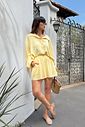 SHORTS ANA AMARELO MANTEIGA