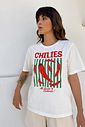 T-SHIRT ESTONADA CHILIES OFF WHITE T-SHIRT ESTONADA CHILIES OFF WHITE