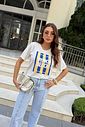 T-SHIRT ESTONADA VENICE BEACH ESTAMPA AZUL OFF WHITE