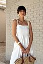 VESTIDO MIDI AGHATA BRANCO