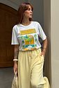 T-SHIRT ESTONADA MARGARITA GIRLS OFF WHITE