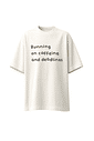 T-SHIRT OVERSIZED RUNNING OFF WHITE