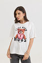 T-SHIRT ESTONADA I LIKE HUGS OFF WHITE