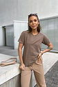 T-SHIRT ESTONADA LISA MARROM MOCHA T-SHIRT ESTONADA LISA MARROM MOCHA