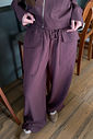 CALÇA PANTALONA RAQUEL MARROM