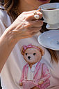 PRÉ-VENDA T-SHIRT ESTONADA URSINHA CLASSY E FASHION OFF WHITE