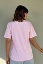 T-SHIRT ESTONADA MORE AMORE ROSA CANDY