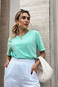 T-SHIRT ESTONADA LISA VERDE CANDY T-SHIRT ESTONADA LISA VERDE CANDY