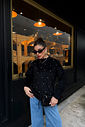 TRICOT COM PEDRARIAS KYLIE PRETO