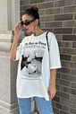 T-SHIRT OVERSIZED ESTONADA JOURNAL GIRLS OFF WHITE T-SHIRT OVERSIZED ESTONADA JOURNAL GIRLS OFF WHITE