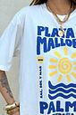 T-SHIRT OVERSIZED PLAYA DE MALLORCA OFF WHITE T-SHIRT OVERSIZED PLAYA DE MALLORCA OFF WHITE