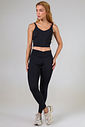 Conjunto Move Preto - Legging Move + Top Regata Move