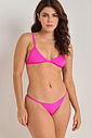 Top lua Rosa Choque liso + Calcinha dupla Rosa Choque liso Top lua Rosa Choque liso + Calcinha dupla Rosa Choque liso
