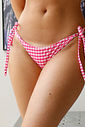Calcinha clássica Xadrez Rosa