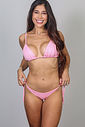 Top Sol Rosa Candy + Calcinha Clássica Rosa Candy