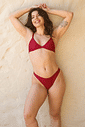 Top Lua Cereja + Calcinha Fio Normal Cereja Lyon Top Lua Cereja + Calcinha Fio Normal Cereja Lyon