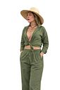 Conjunto Francesca Verde Militar