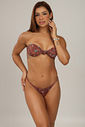Top Musa Cashmere Marrom + Calcinha Dupla Cashmere Marrom