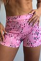 short Kini Guepardo Rosa