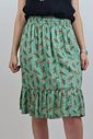 SAIA MIDI PRIMAVERA PRETTY GIRL FLORAL VERDE