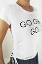 Cropped Go Girl, Go Franzido